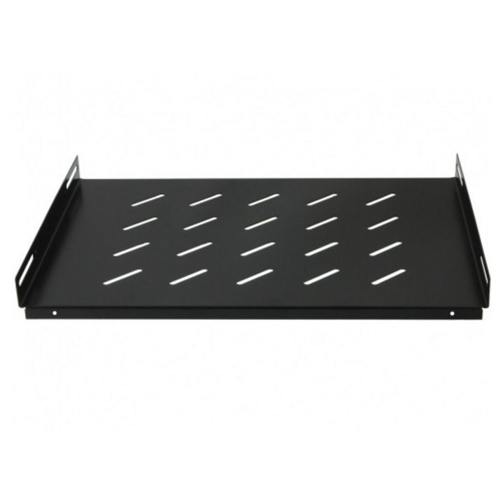 1 U magas perforált tálca Rack szekrényhez, 19" széles, max terhelhetőség: 45kg