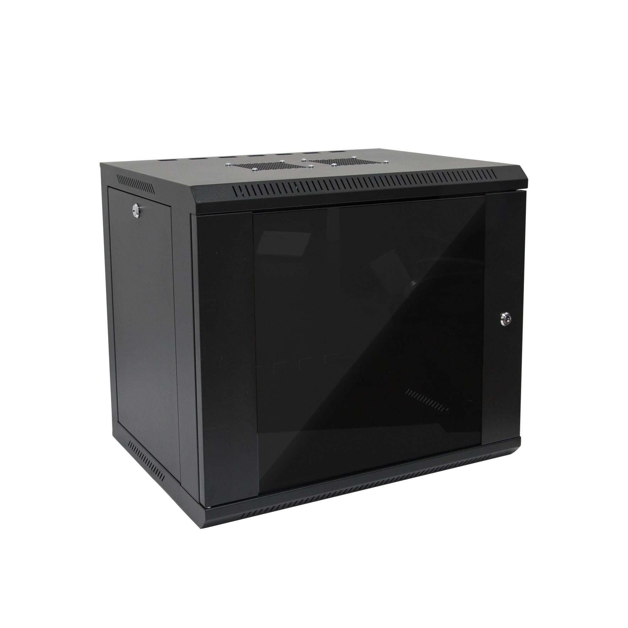 600x450 mély 9 U magas fali rack szekrény