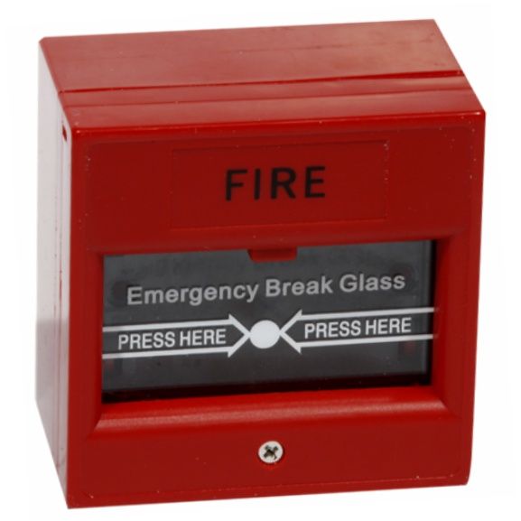 ABK 900C Betörhető üvegű vésznyitó piros (NO/NC/COM)
